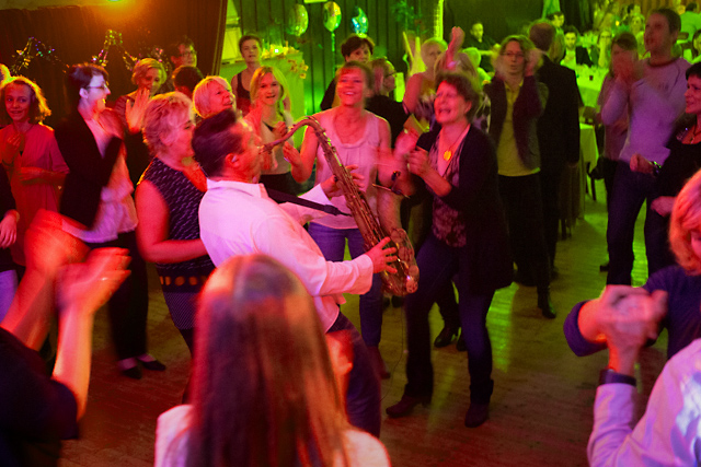 Saxofonist und ein Solo in Lindlar