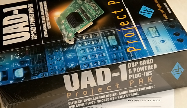 Damit fing vor vielen Jahren für uns alles an. Die UAD-1. Das waren noch Zeiten.
