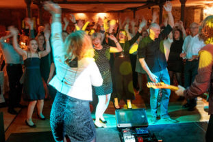 Unsere Band bei einer Feier im Brombachtal