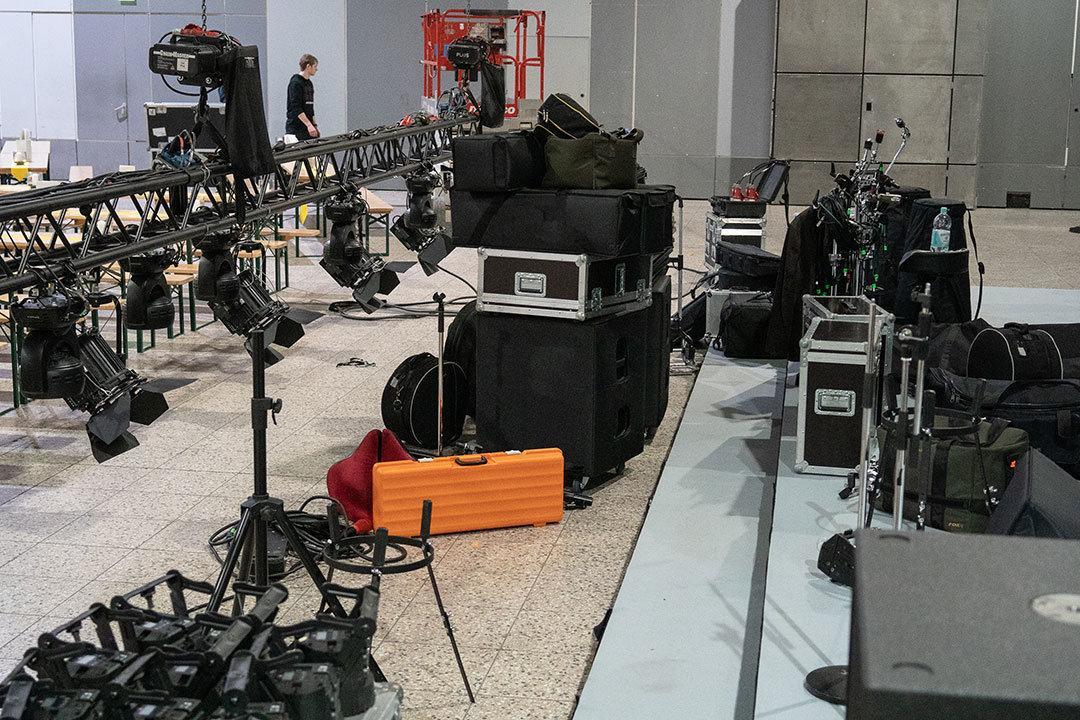 Eventtechnik und Bandaufbau